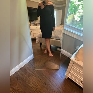 Enza Costa fitted knit dress size L